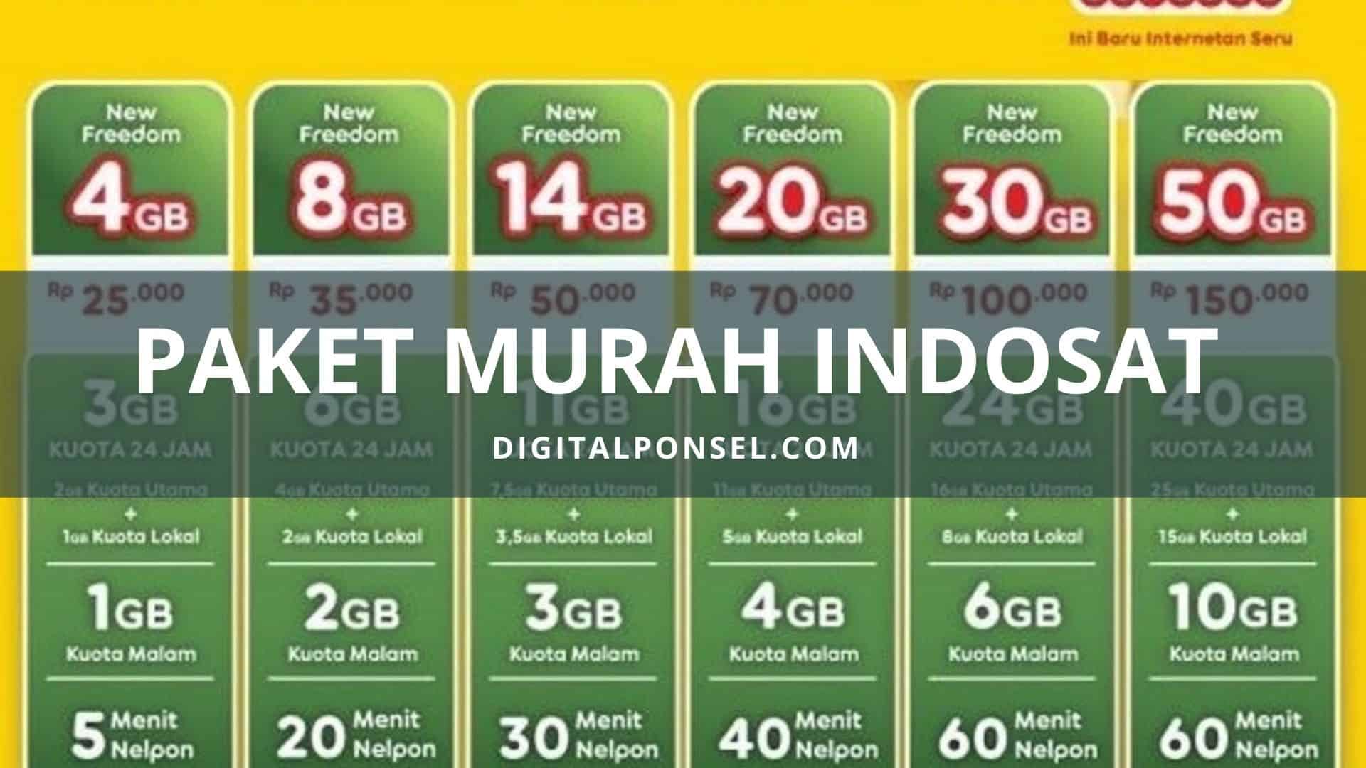 Kode Paket Internet Murah Indosat