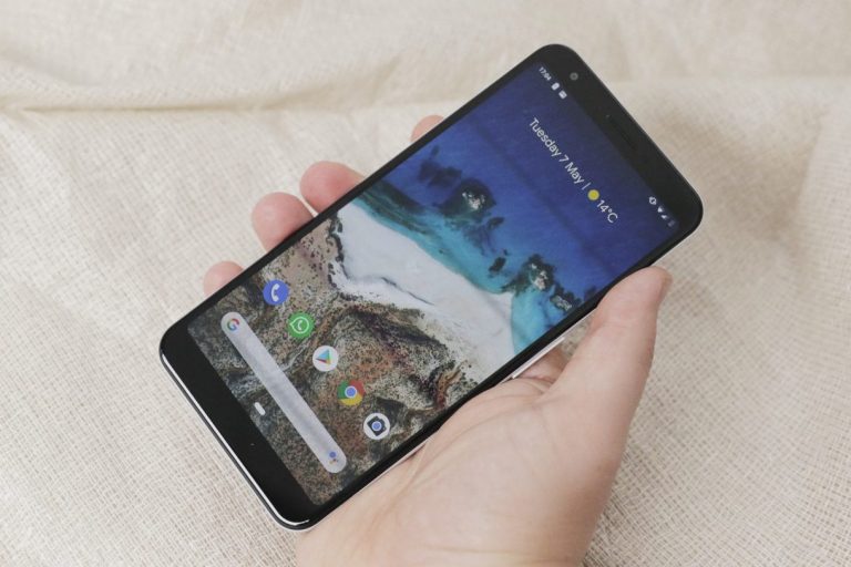 layar google pixel 3a xl