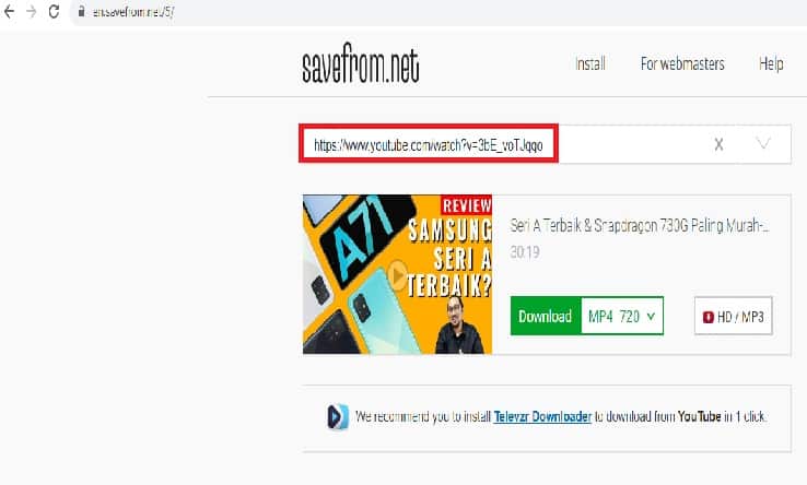 cara download video youtube