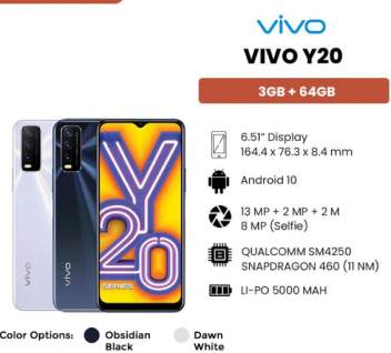 vivo y20 ram 3